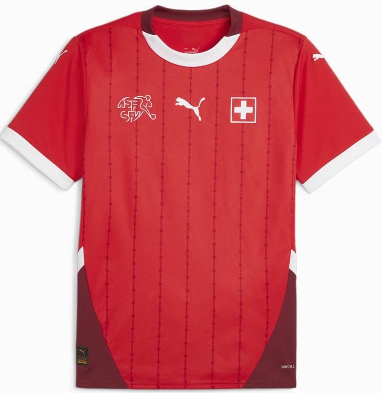 Camisa I Seleção da Suíça 2024 Puma oficial 